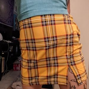 Rue21 plaid mini skirt